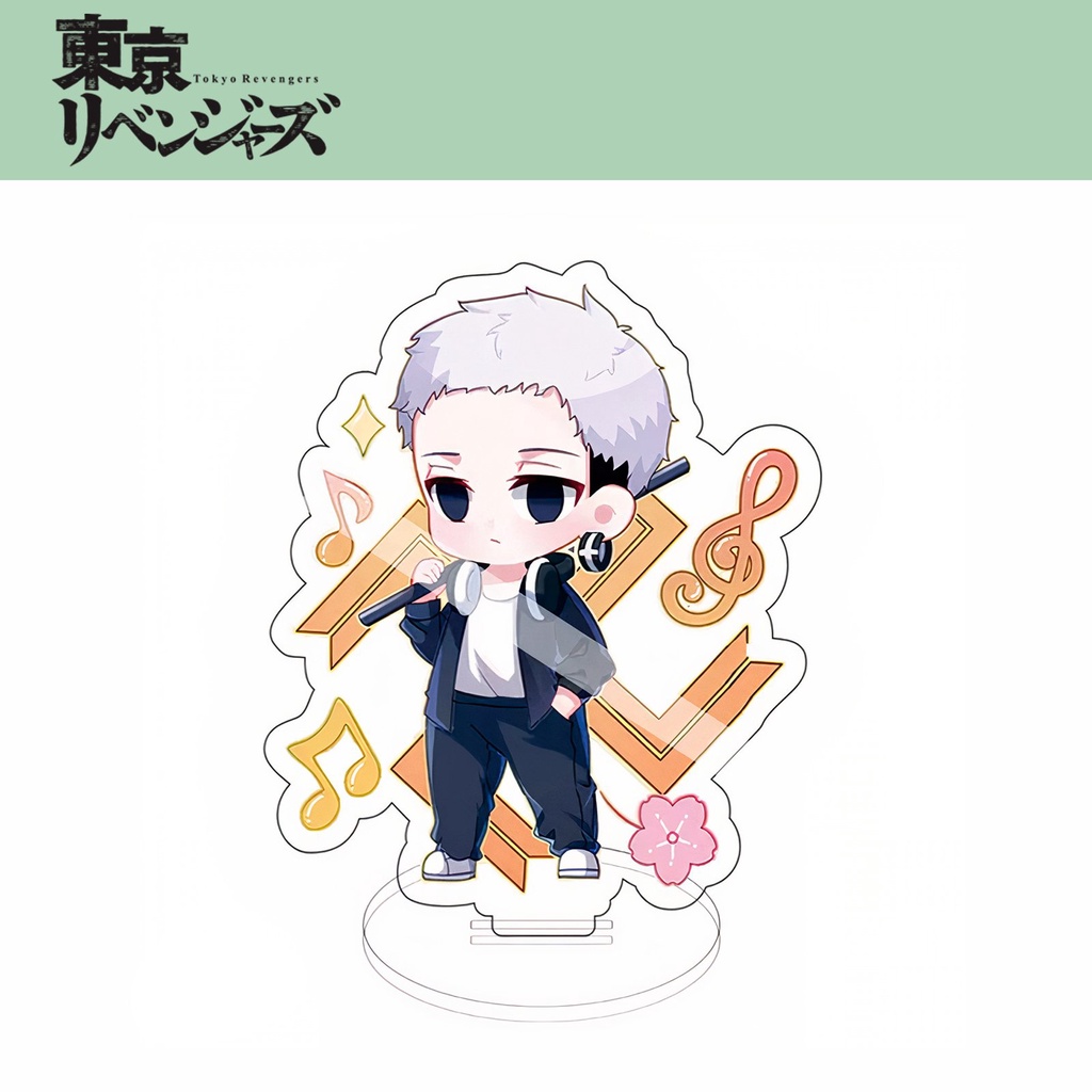 Mô Hình Standee Anime Tokyo Revengers Nhân vật chibi MIKEY DRAKEN Chất liệu Acrylic trang trí góc học tập bàn làm việc