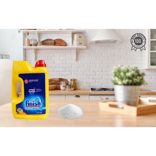 [NHẬP KHẨU] Bột rửa chén bát hương chanh Finish 2.5kg