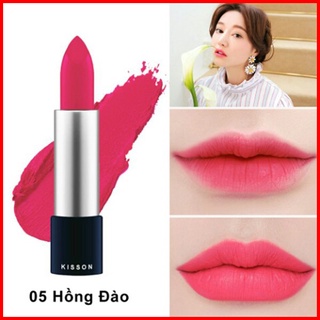 Son lì mịn môi KISSON màu đỏ cam (03)