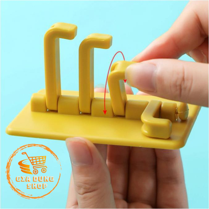 Móc dán tường treo đồ dán tường siêu dính đa năng hình cây thông 4 chấu