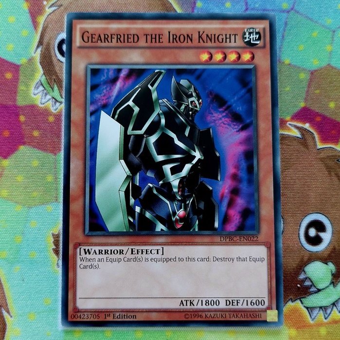 Thẻ Bài Mint90 Yugioh Monster Gearfried the Iron Knight  - Common