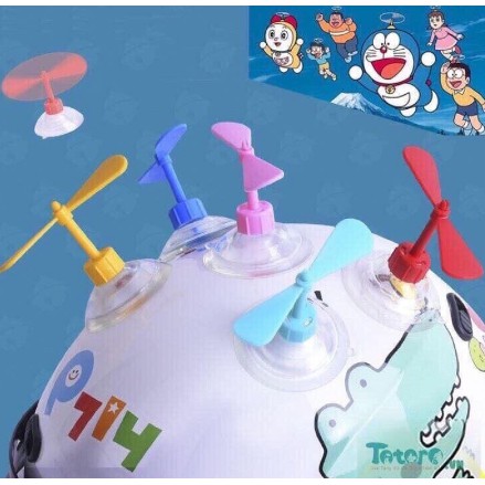 PVN3221 Chong chóng doreamon gắn nón bảo hiểm siêu hot T2