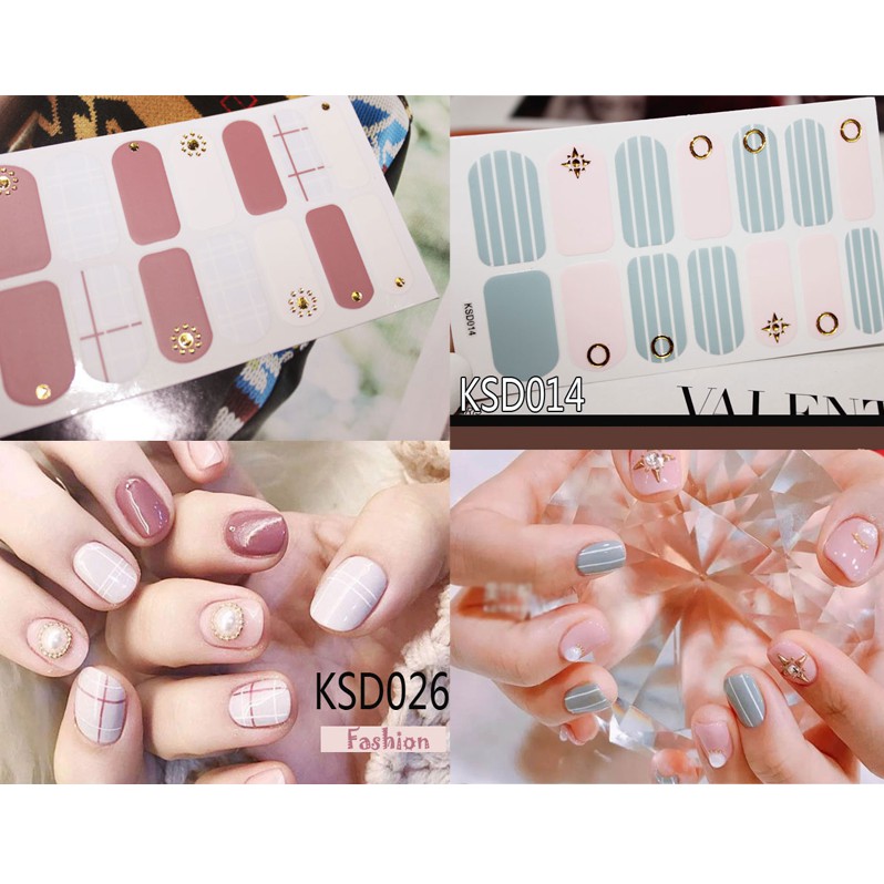 Decal dán móng tay họa tiết xinh xắn