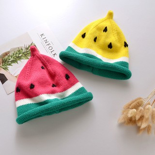 Mũ len quả dưa hấu cute cho bé