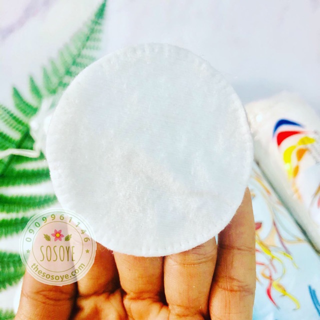 [ Mẫu mới] Bông Tẩy Trang Bella Mềm Mịn 100% Từ Cotton 100 Miếng/120 Miếng