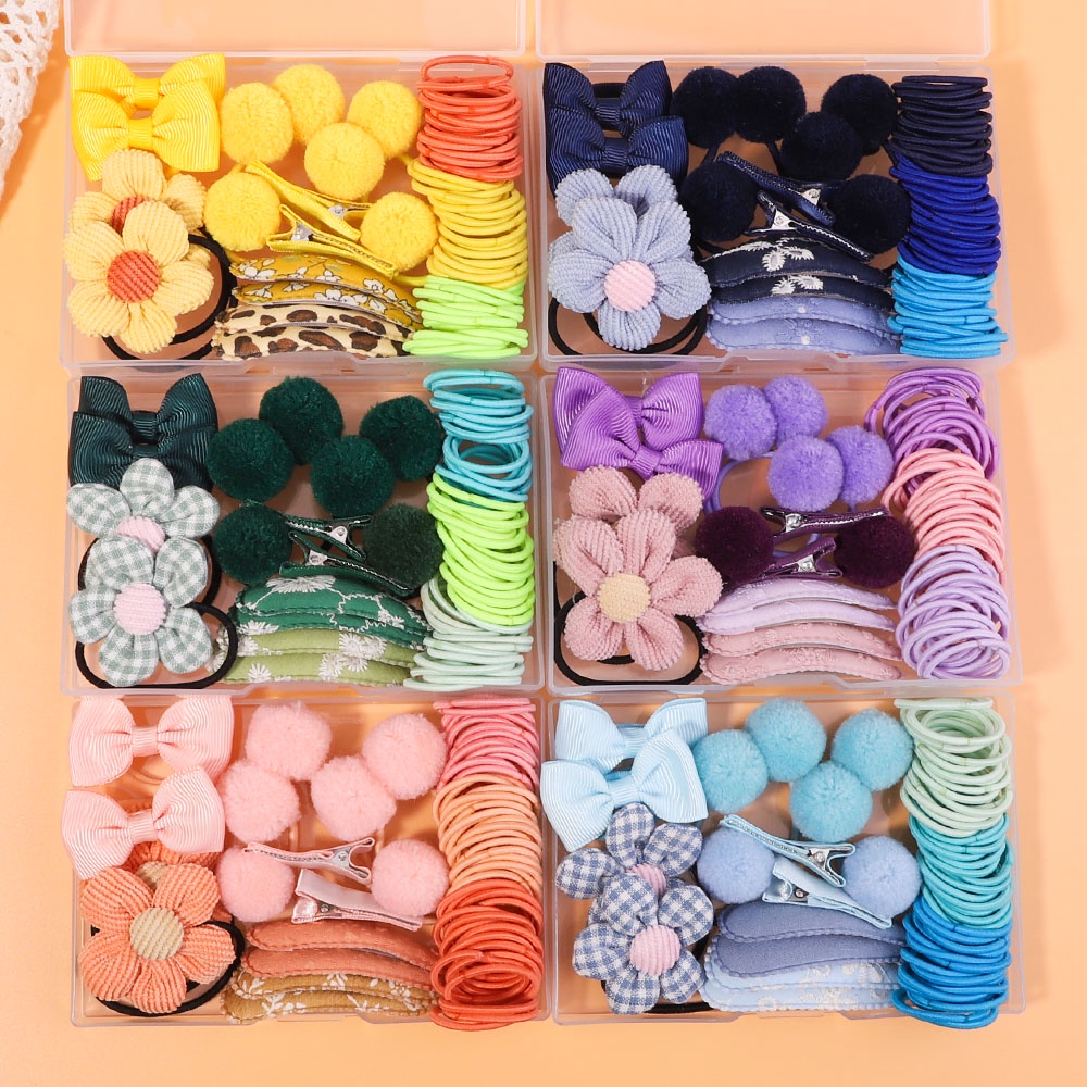 Set 62 kẹp tóc nơ KIDSBOWS xinh xắn dành cho bé gái