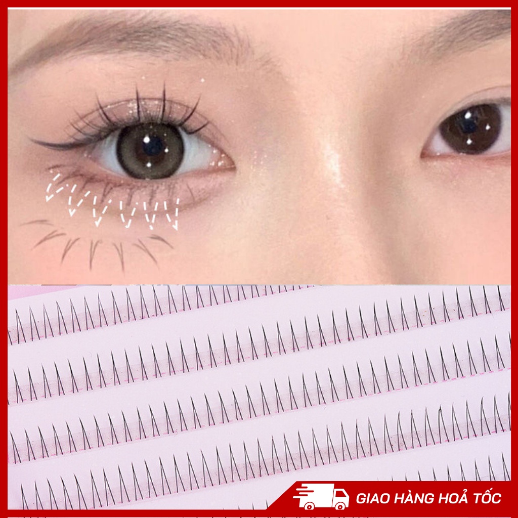 Lông mi dưới tự gắn siêu xinh