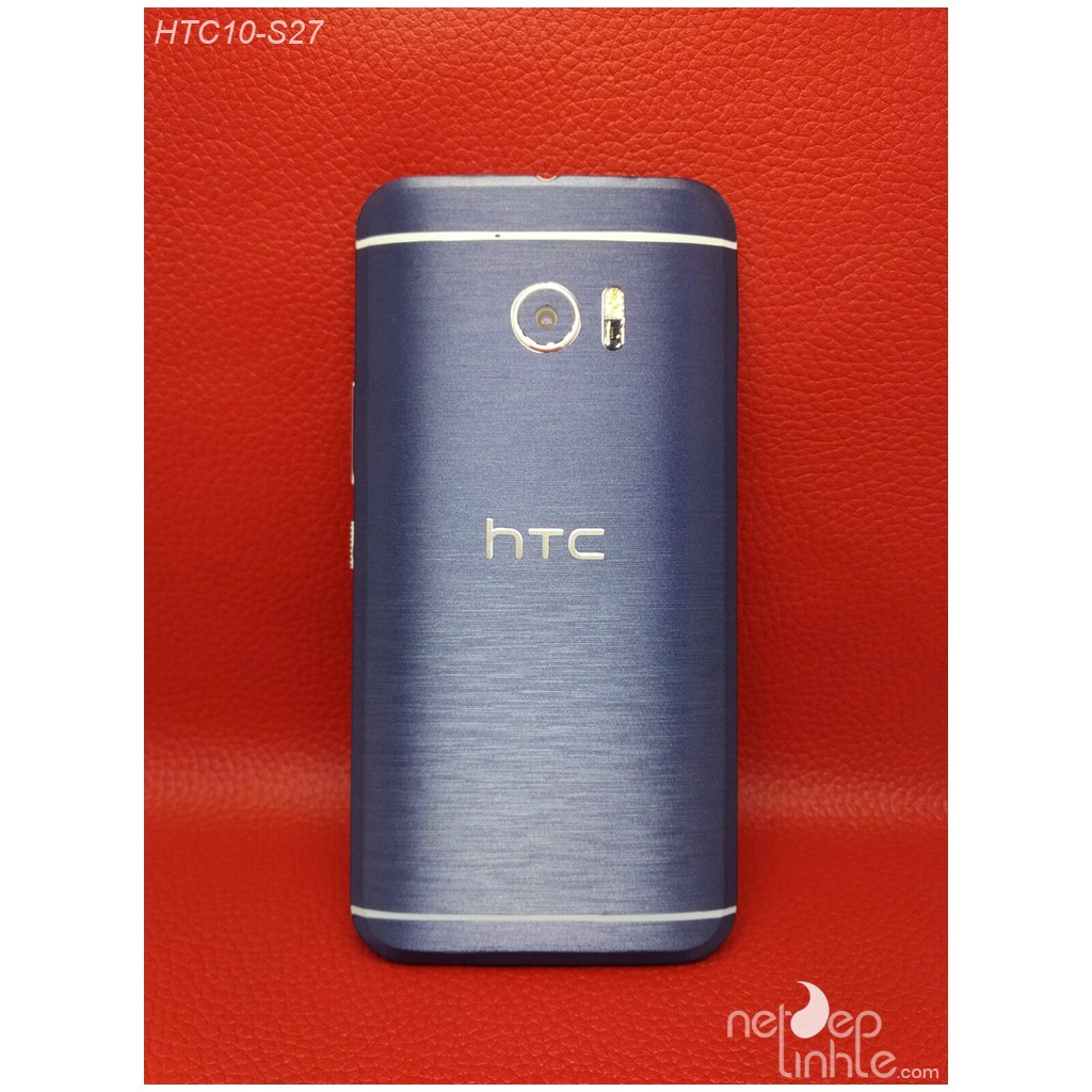 [ Hot_Sale ] Skin HTC 10 xanh xước - S27