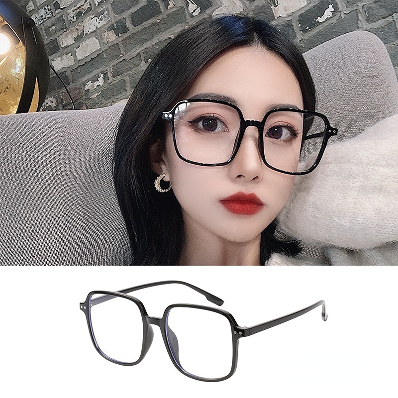 【0-600°】【Hàng Có Sẵn】Kính Cận Gọng Nhựa Chống Bức Xạ Ánh Sáng Xanh Dương Cho Nam Và Nữ