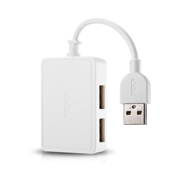 [Mã ELFLASH5 giảm 20K đơn 50K] HUB chia USB 1 ra 4 SSK SHU200 chuẩn 2.0 (nhiều màu)