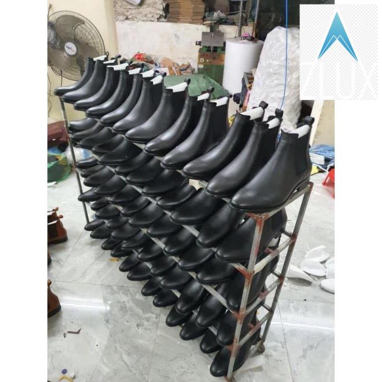 😘😘 . Giày Nam Da Bò chelsea boot Trơn Chun Chéo Kiểu Dáng Đẹp, tăng chiều cao ; 😘