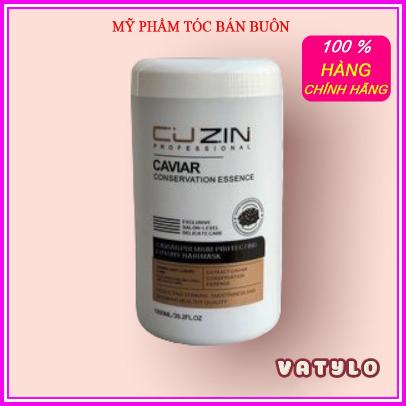 Kem Ủ Tóc - Hấp Tóc tảo biển CUZIN Phục Hồi Tóc Hư Tổn | Ủ Tóc Siêu Mượt 1000ml