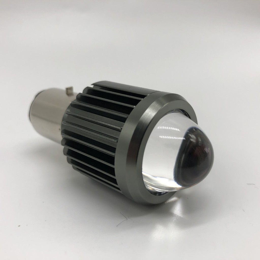 Bóng đèn led trợ sáng H4 2 chế độ sáng cos sáng vàng pha sáng trắng