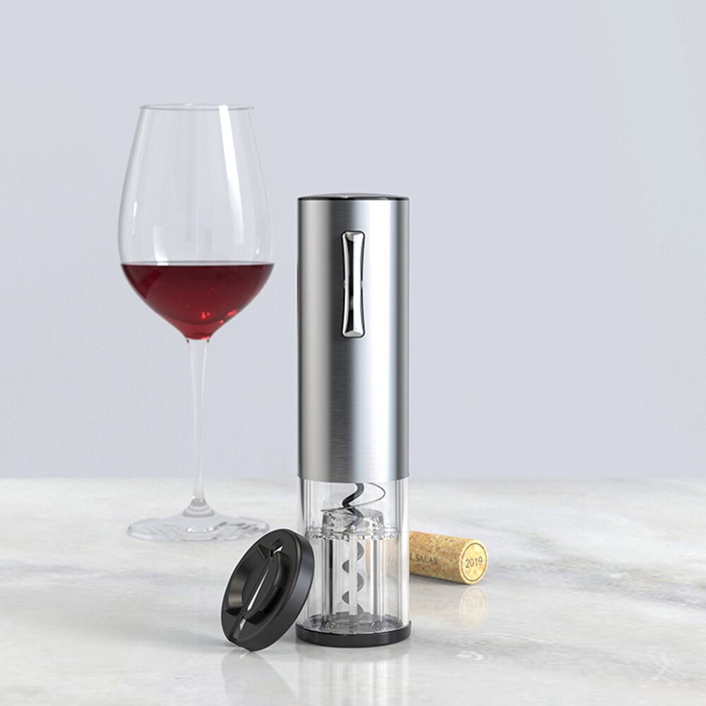 Uareliffe Electric Wine Bottle Opener Household Bottle Opener Portable Corkscrew With Foil Cutter