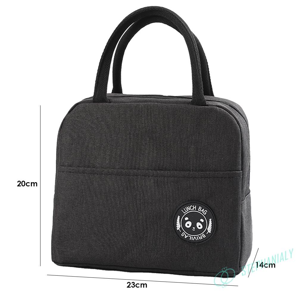 Không thấm nước Oxford Patch Patch Túi ăn trưa Cách nhiệt cách nhiệt Bento Case Tote Làm mát lưu trữ thực phẩm