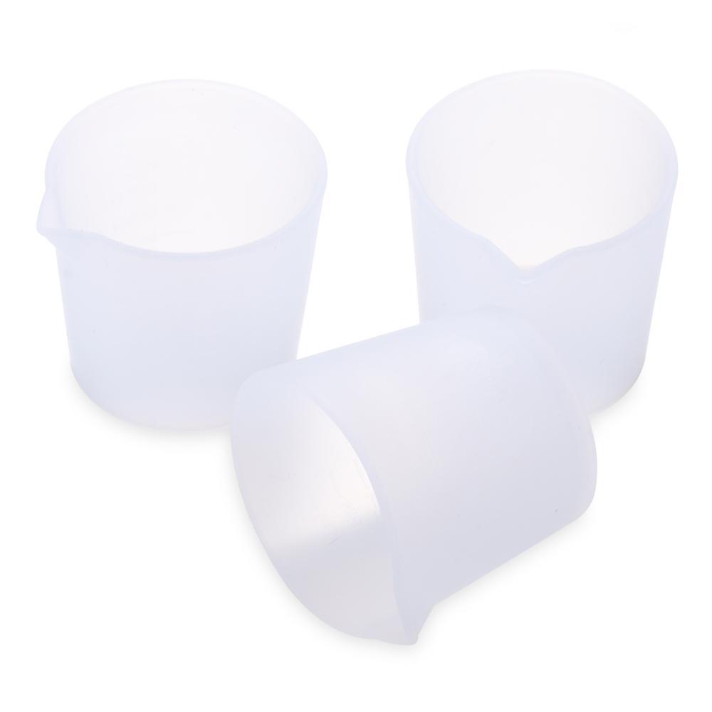 Set 1 / 3 Cốc Đo Lường 30ml Bằng Silicon Chống Dính Tiện Dụng|Khuôn Làm Đồ Trang Sức Bằng Nhựa Resin