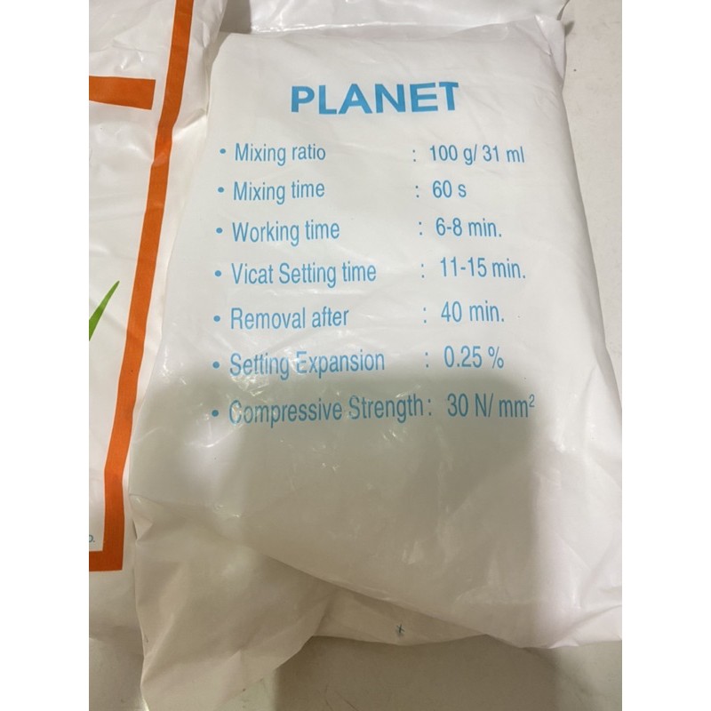 Thạch cao vàng Planet Thái Lan 1kg