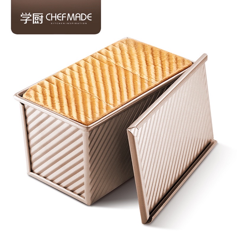 Khuôn bánh mỳ gối CHEFMADE vàng WK9054