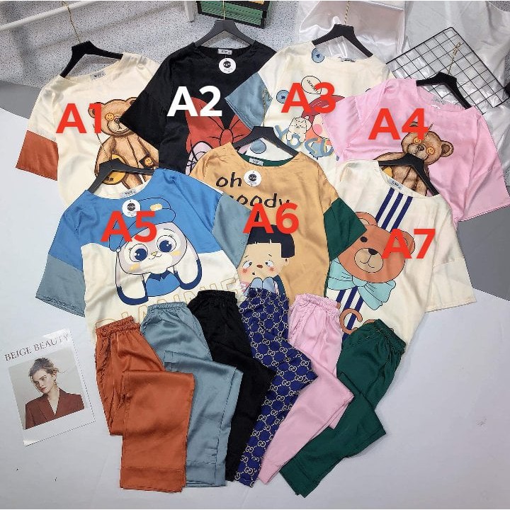 Bộ Lụa DÀI cổ tròn hình siêu xinh ( kèm ảnh thật ) | BigBuy360 - bigbuy360.vn