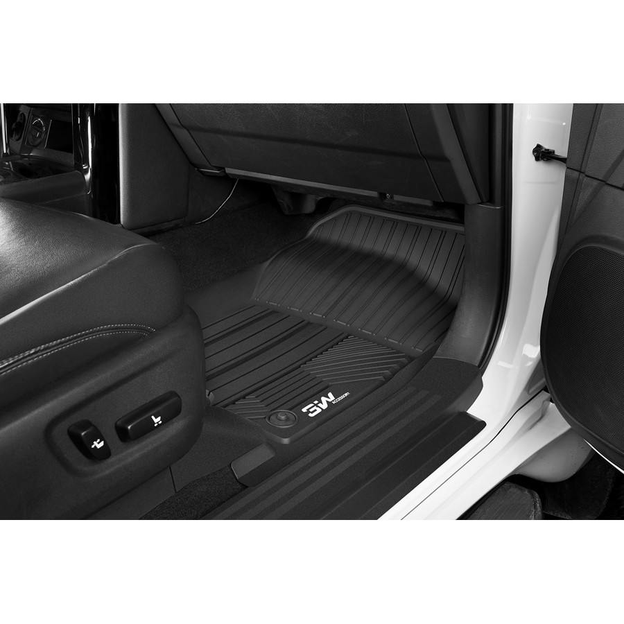 Thảm lót sàn ô tô TOYOTA CAMRY 2011 - 2017 Nhãn hiệu Macsim 3W chất liệu nhựa TPE đúc khuôn cao cấp - màu đen,