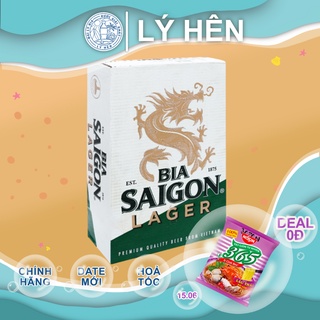 Mã GROSALE2 giảm 8% đơn 150K Thùng 24 Lon Bia Saigon Larger Bao Bì Xuân