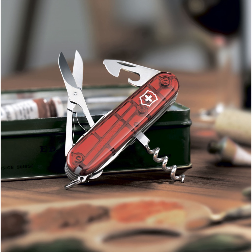 Dụng Cụ Đa Năng Victorinox Multiuso Huntsman - Dụng cụ chuyên dụng không thể thiếu trong chuyến đi phượt hay dã ngoại