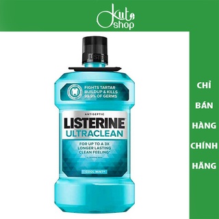 Nước súc miệng diệt khuẩn Listerine Ultra Clean Cool Mint 1.5L