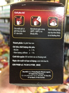☕️❤️Cà phê G7 đen hoà tan thứ thiệt 30g