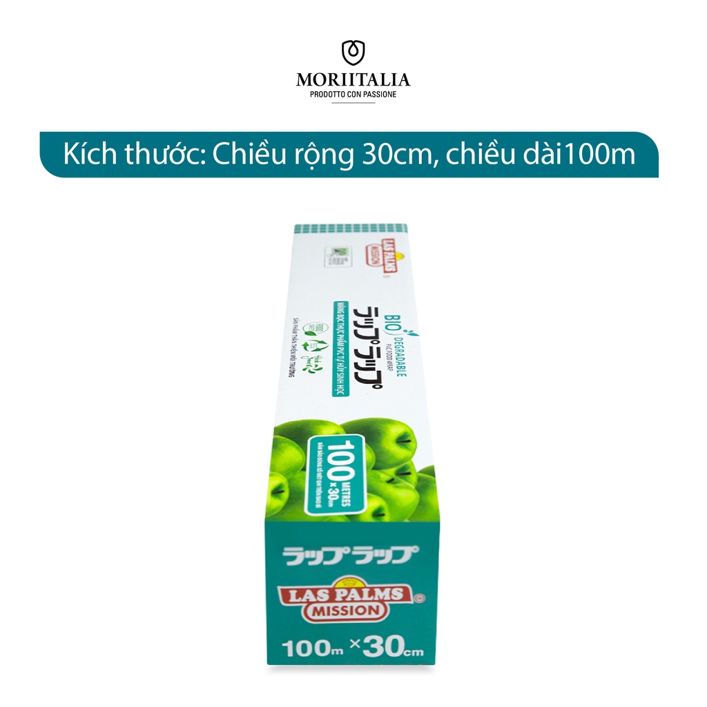 Màng bọc thực phẩm Las Palms 100 TỰ HUỶ SINH HỌC sản xuất Hàn Quốc - chính hãng Moriitalia MBTP00006187