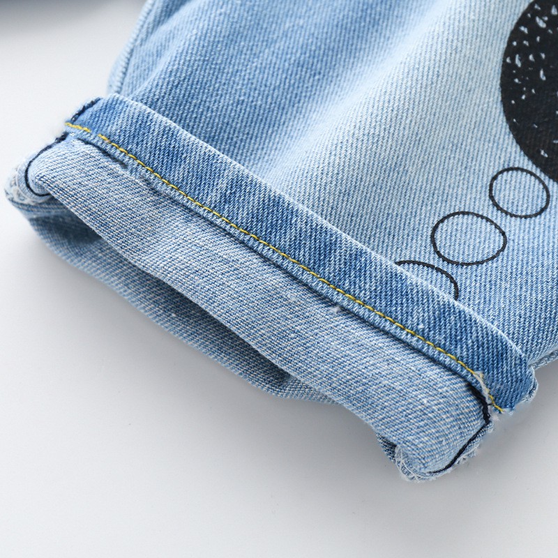 [SALE] QN14⚡Size90-130 (9-25kg)⚡Quần short jean cho bé - kiểu dáng lửng⚡Thời trang trẻ Em hàng quảng châu freeship