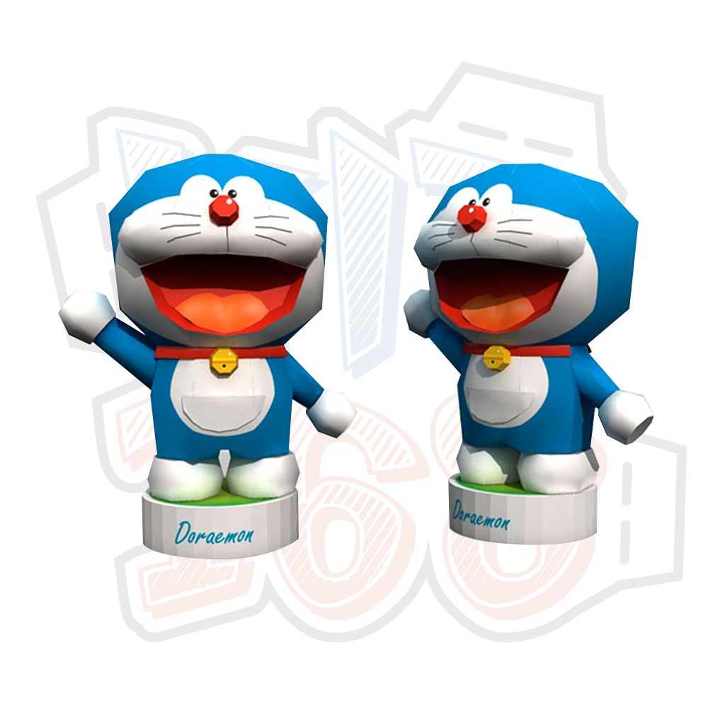 Mô hình giấy Anime cute Doraemon