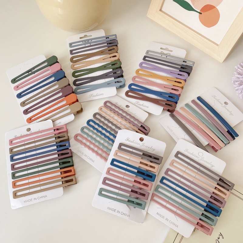 Kẹp Tóc Mái Đơn Giản Màu Sắc Độc Đáo Chất Lượng Cao