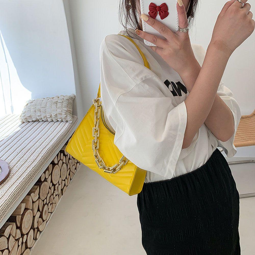 Túi Đeo Vai Bằng Da PU Thiết Kế Nhỏ Gọn Thời Trang Cho Nữ