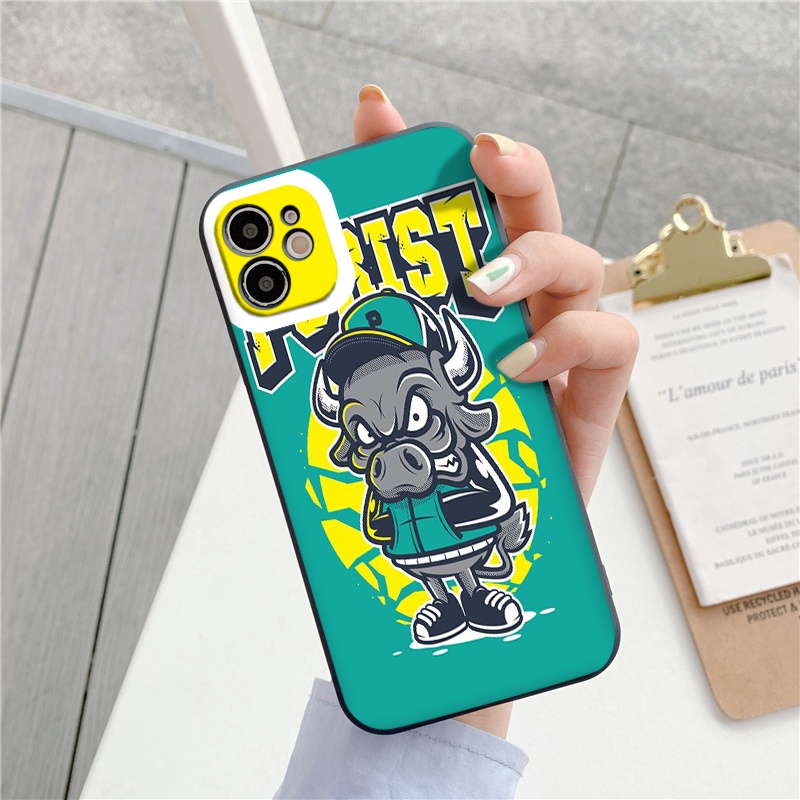 Ốp lưng iphone hoạt hình ốp dẻo cạnh vuông ip 6 7 8 plus x xr xsmax 11pro 11promax/12 12pro/mini/13promax tr121