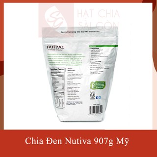 HẠT CHIA ĐEN NUTIVA MỸ ORGANIC 907g