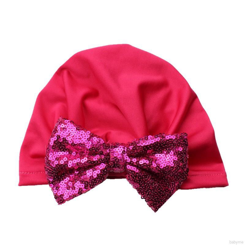 Nón trùm đầu buộc dây nơ in họa tiết dễ thương cho bé