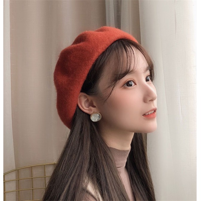 Mũ Nồi Len Thời Trang Hàn Quốc Xinh Xắn Cho Nữ