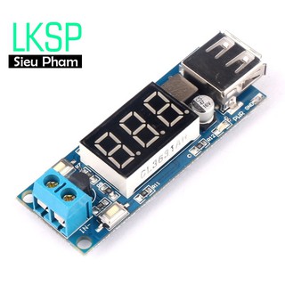 Mạch Hạ Áp Hiển Thị Led Cổng USB 5V 2A
