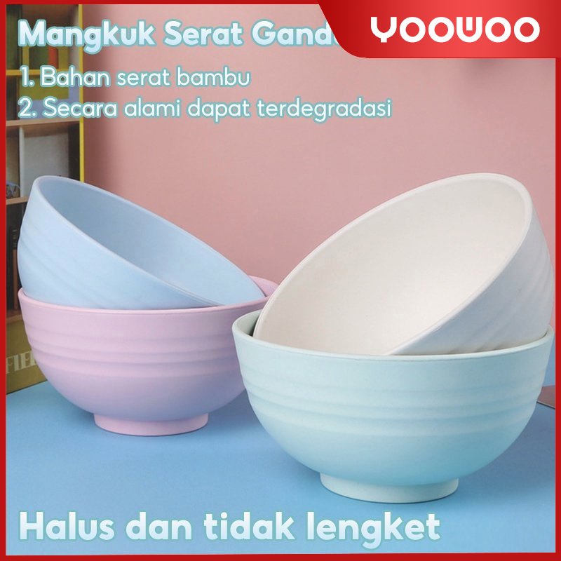 Bát Ăn Cơm / Lò Vi Sóng 15cm Bằng Nhựa Lúa Mạch Thân Thiện Với Môi Trường Phong Cách Nhật Bản