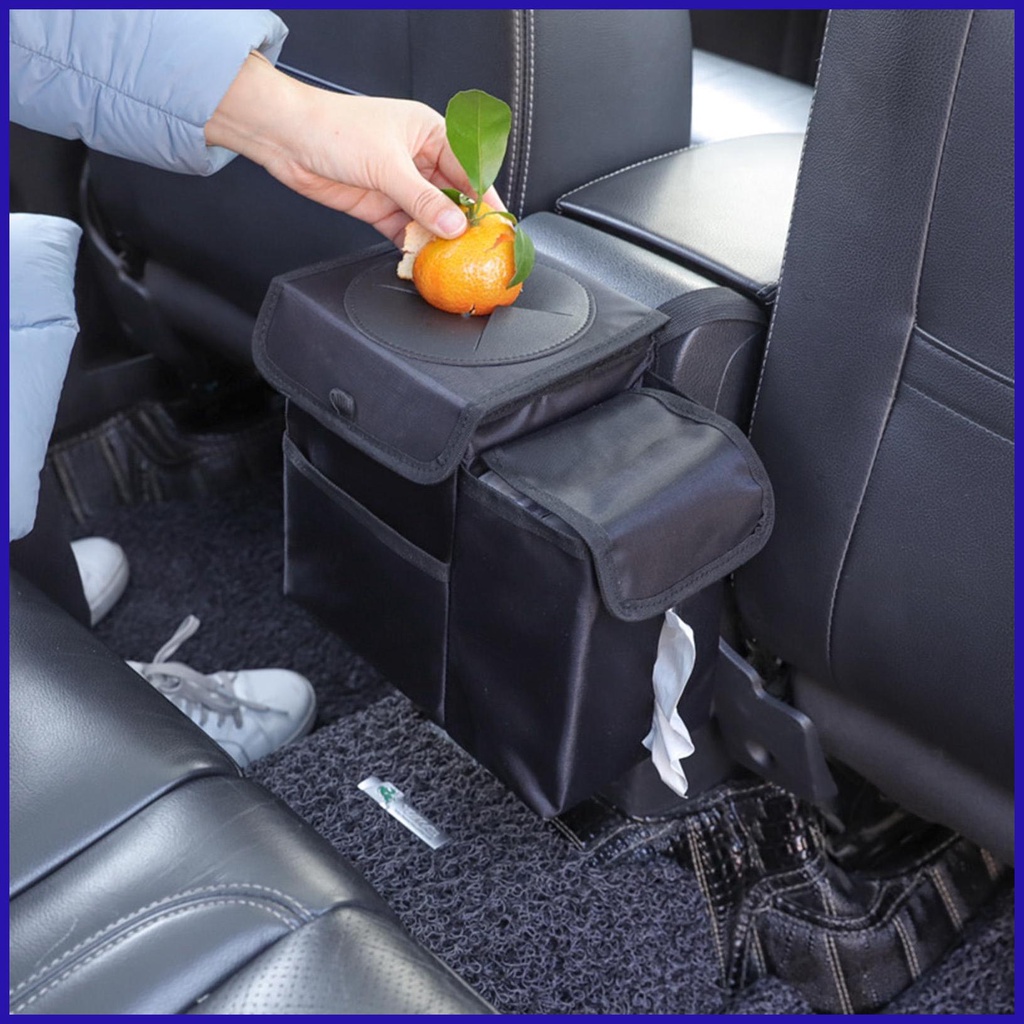 Thùng Đựng Rác Chống Rò Rỉ Có Túi Đựng Chống Nước Cho Xe Hơi