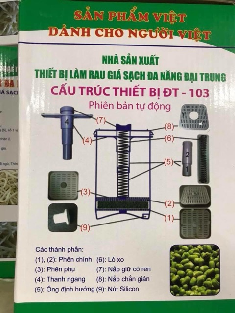 Thiết bị làm rau giá sạch đa năng – Phiên bản tự động