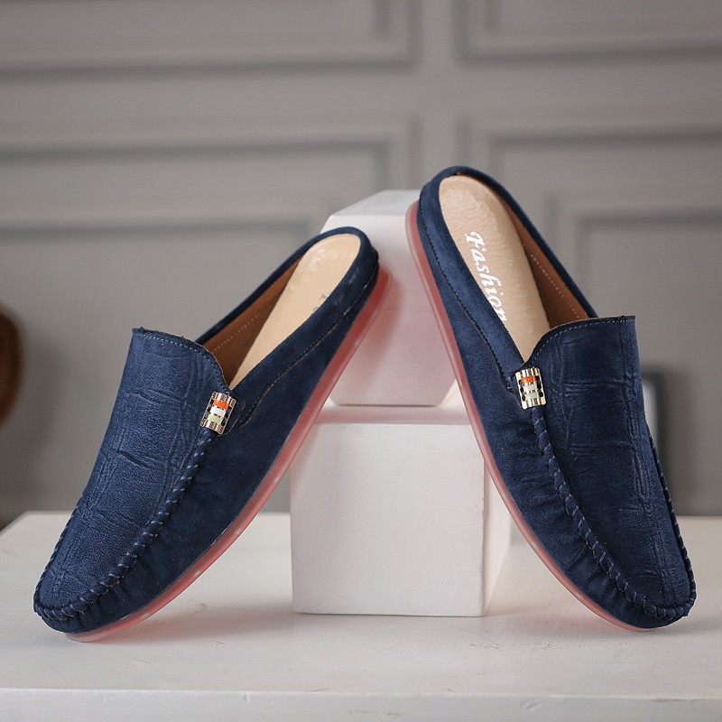 Elegant fashion open-heeled loafers for men