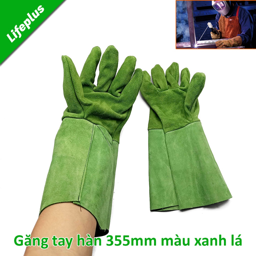 Găng tay hàn loại dài 355mm nhiều màu