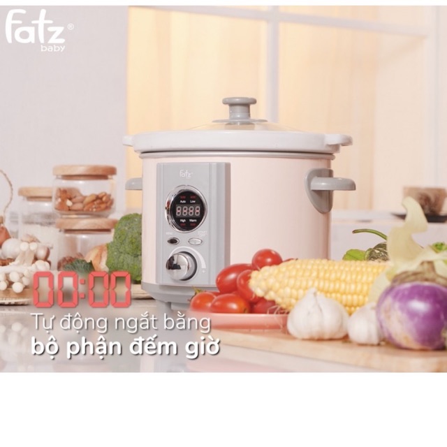 Nồi nấu chậm thông minh hẹn giờ Fatz Baby 2.5L- SLOW4 FB9215MT/ FB9215MH