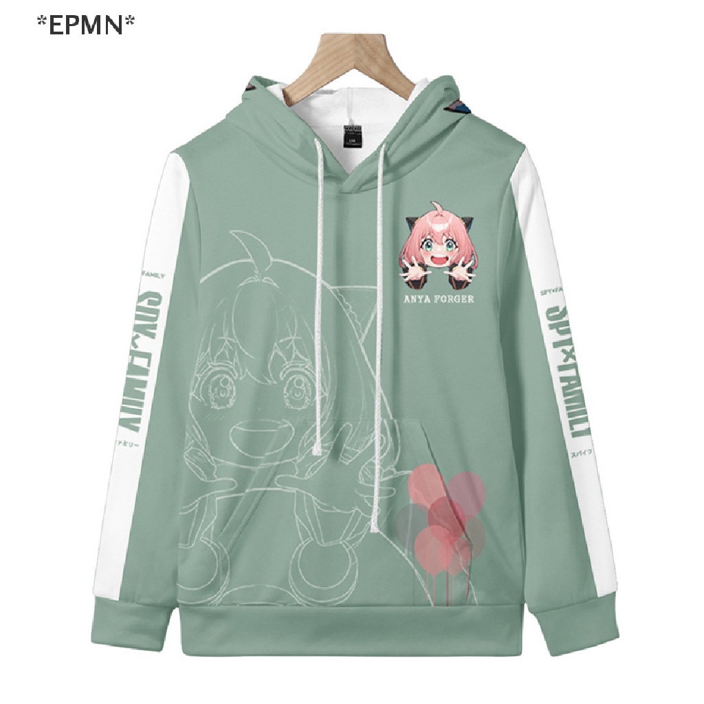 Epmn Áo Hoodie Mềm Hóa Trang Nhân Vật Loid Anya Yor Forger Phim Spy X Cho Gia Đình