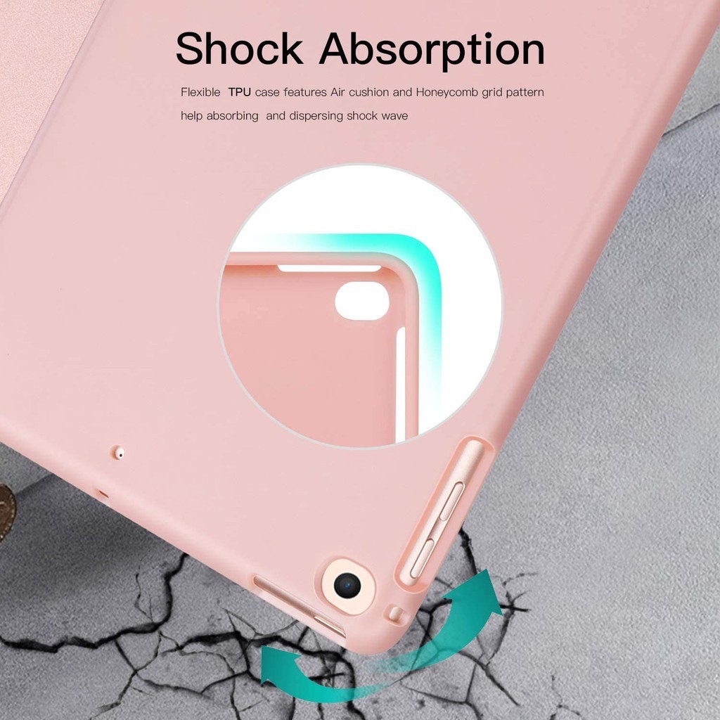 (Chất liệu mới) Bao Da Ipad 2/3/4 Air 3/4 Case Ốp Silicon Gen 5/6/7/8 10.2 10.5 9.7 Mini 2/3/4/5 (AB06) | BigBuy360 - bigbuy360.vn