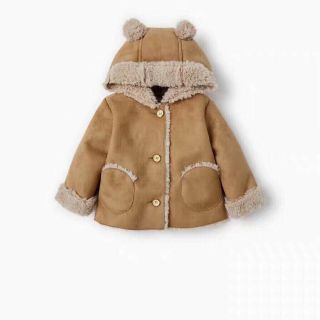 Áo khoác da lộn zara bé trai/ bé gái