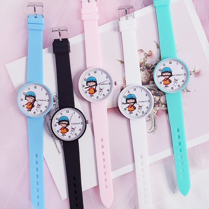 Đồng hồ thời trang nữ dây cao su Maruko Candycat PKHRCAT002 (Đường kính mặt: 36 mm)