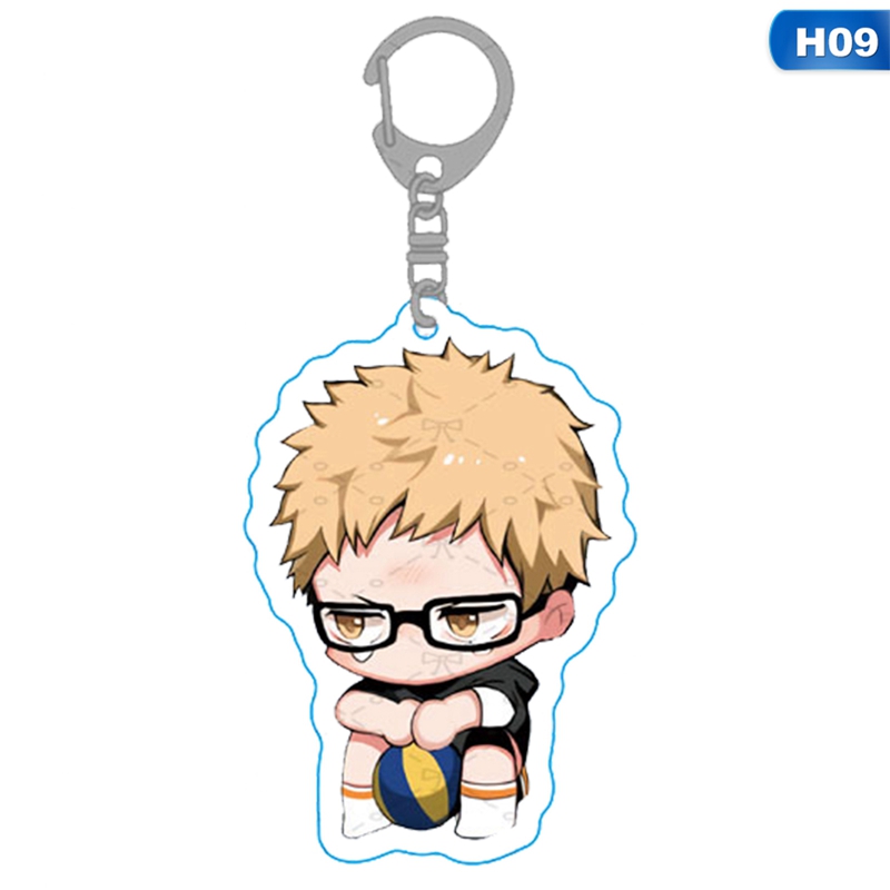 Tmdbyx Móc khóa acrylic hình nhân vật Haikyuu độc đáo