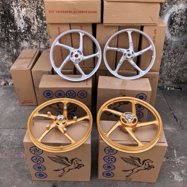 Mâm asiro 5 cây cho satria raider fi